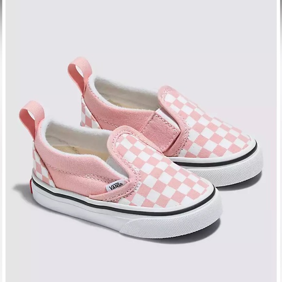 Vans Other - Vans Toddler Girls Slip-On V Checkerboard Shoe Size 10